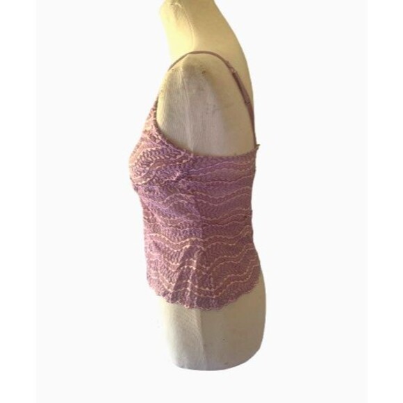 NWOT Felina Purple Stretch Lace Camisole Womens Size M - Picture 2 of 4